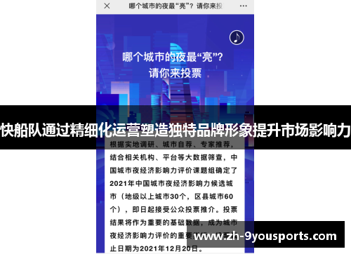 快船队通过精细化运营塑造独特品牌形象提升市场影响力 快船队通过精细化运营塑造独特品牌形象提升市场影响力