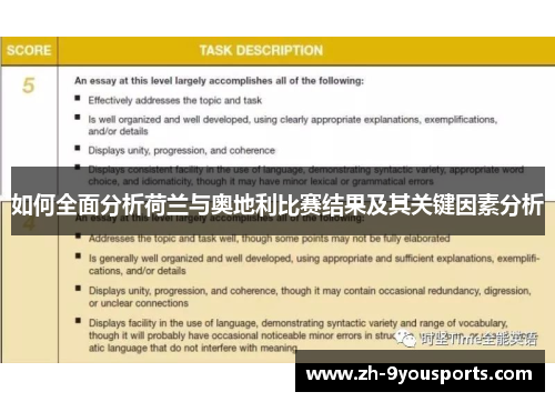 如何全面分析荷兰与奥地利比赛结果及其关键因素分析 如何全面分析荷兰与奥地利比赛结果及其关键因素分析